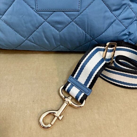 NEW Auth MARC JACOBS Nylon Diamond Quilted Weekender Puffer Satchel Bag - Picture 2 of 9